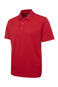 Short Sleeve Poly Polo Top